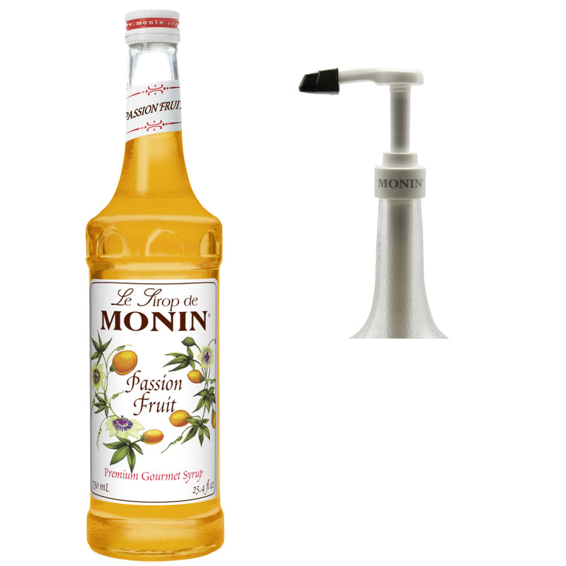 Monin Premium Passion Fruit Syrup with Pump