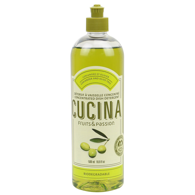 Fruits & Passion Cucina Coriander and Olive Tree Concentrated Dish Detergent 16.9 Ounces