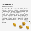 Fruits & Passion Cucina Lime Zest and Cypress Hand Soap Bundle (16.9 Ounces + 33.3 Ounces)-Ingredients