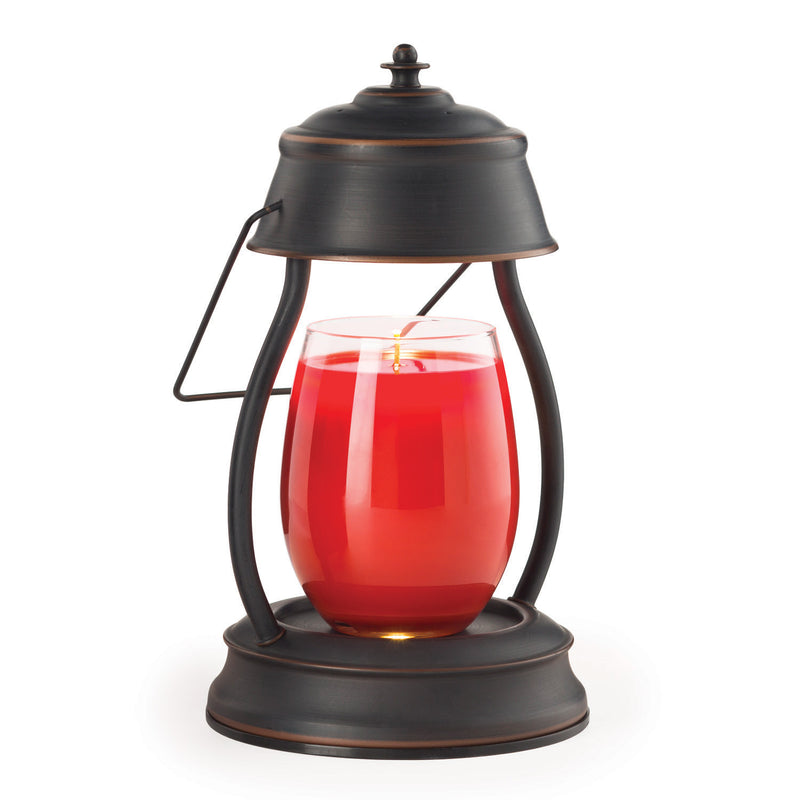 Candle Warmers Oil Rubbed Bronze Hurricane Lantern-Quickly releases scent with no flame
