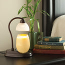 Candle Warmers Bronze Aurora Candle Warmer Lamp -no flame, no smoke and no soot