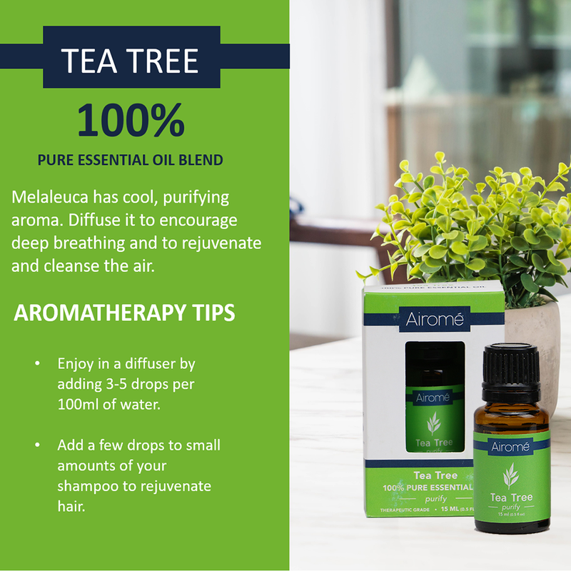 Airome Tea Tree 100% Pure Therapeutic Grade Essential Oil 15 Milliliters (15ml)-Features
