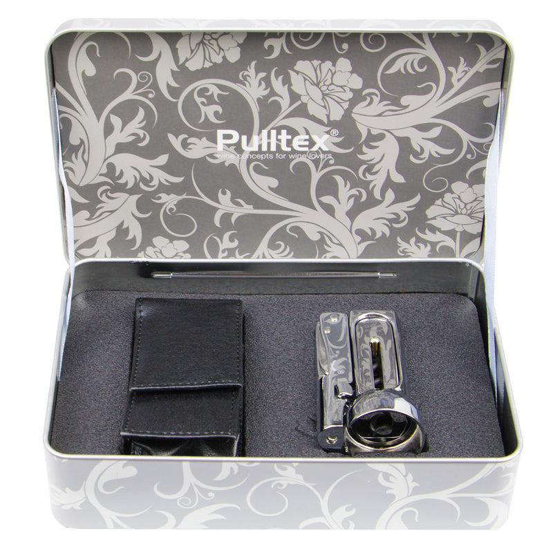 Pulltex Brucart Silver Corkscrew and case set