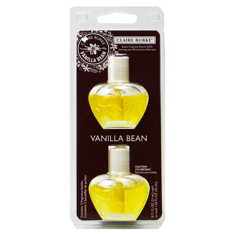 Claire Burke Vanilla Bean Electric Fragrance Warmer Diffuser Oil Refill 