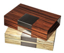 Decorebay Cufflink Case & Ring Storage Organizer for Men - 2 Boxes