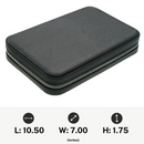 Decorebay Luxury 10 Slots Leather Watch Strap Case & Organizer (Black)