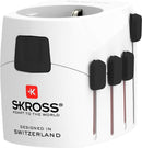 Skross Universal World Travel Adapter PRO + USB (2XA) Set 1.302521 - White