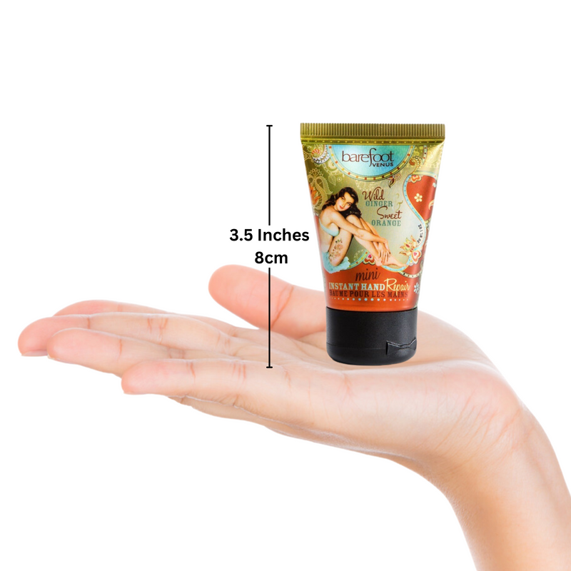 Barefoot Venus Wild Ginger & Sweet Orange Mini Hand Repair Cream 1 Ounce (2 Pack)