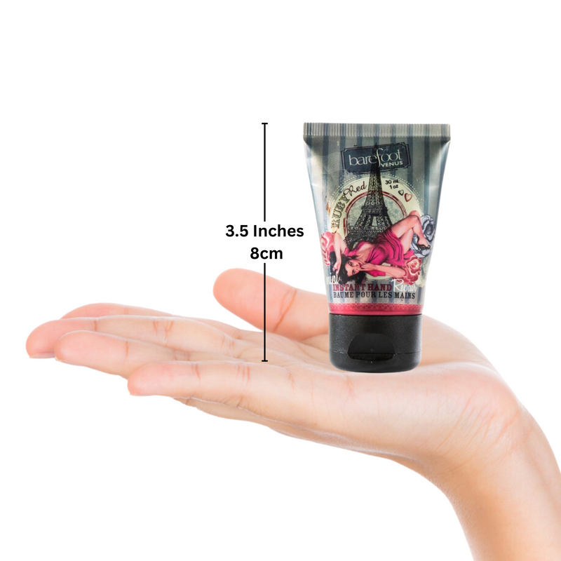 Barefoot Venus Ruby Red Mini Instant Hand Repair Cream 1 Ounce (2 Pack)