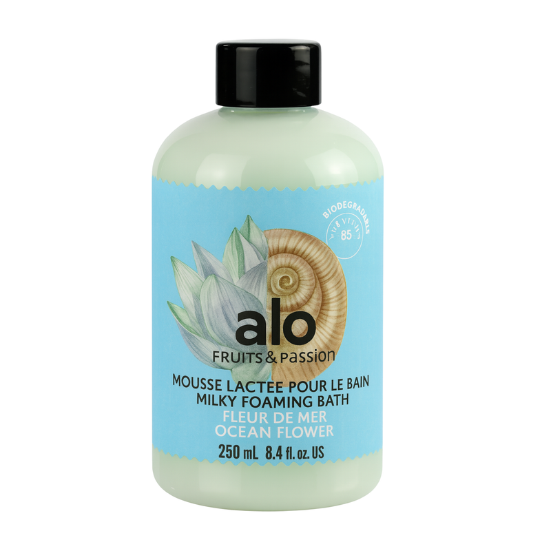 ALO Fruits & Passion Ocean Flower Milky Foaming Bath, 8.4 fl oz (250 mL)