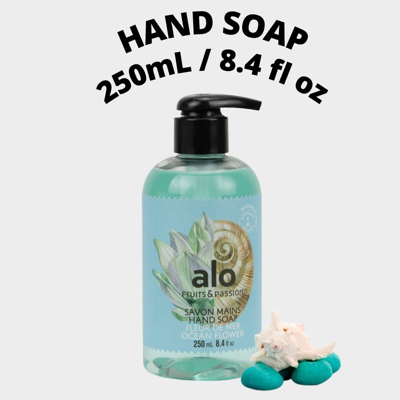 ALO Fruits & Passion Ocean Flower Travel Set - Hand Soap & Milky Foaming Bath Duo, 8.4 fl oz Each