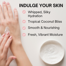 ALO Fruits & Passion Pink Coconut Whipped Body Cream 200ML, Made in Canada