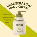 Fruit & Passion Cucina Kitchen Trio Coriander Olive Hand Soap with Olive Oil (200 ml) Regenerating Hand Cream (150 ml) Fragrant Kitchen Mist (100ml) bundle