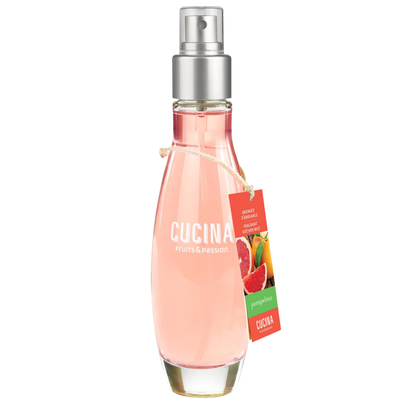Cucina Fruits & Passion Pompelmo Kitchen Mist, 3.3 fl oz - Water-Based Air Fresheners for Room & Linen Spray