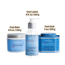 "Barefoot Venus Foot Care Trio Gift Set for Silky Smooth Soles and Rejuvenated Feet: Footsie Soak (7 oz), Foot Balm (4.4 oz), Foot Lotion (4 oz)