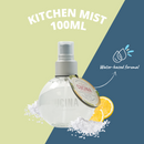 Fruit & Passion Cucina Kitchen Trio Sea Salt and Amalfi Lemon Hand Soap (200 ml) Regenerating Hand Cream (150 ml) Fragrant Kitchen Mist (100ml) bundle