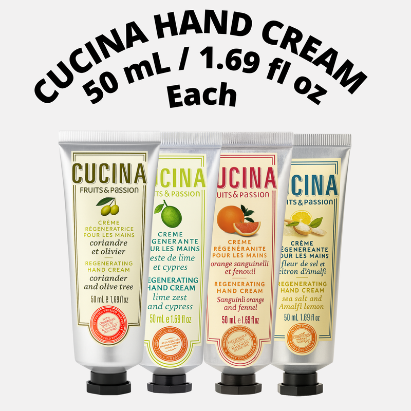Fruits & Passion Cucina Hand Cream - 4 Piece Set