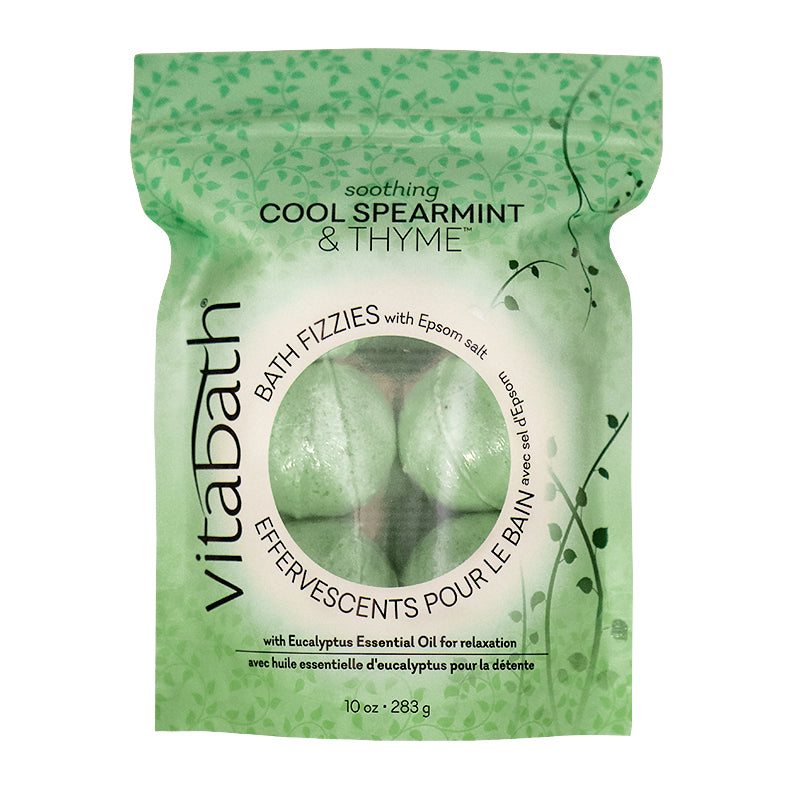 Vitabath Cool spearmint & Thyme Bath Fizzies - 10oz