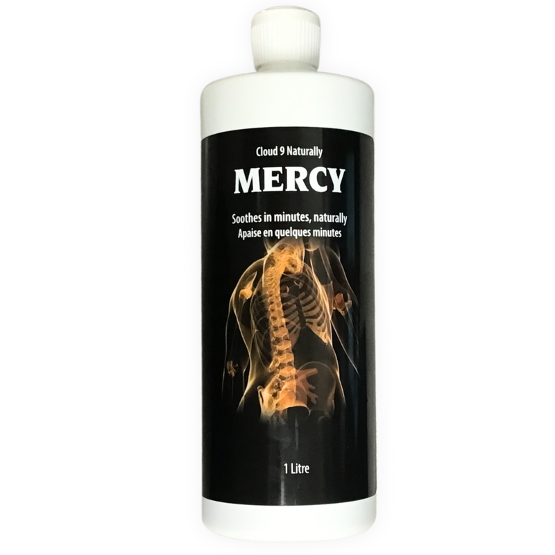 Cloud 9 Naturally Mercy Pain Relief Lotion - 1 Liter Bottle, Standard Lid