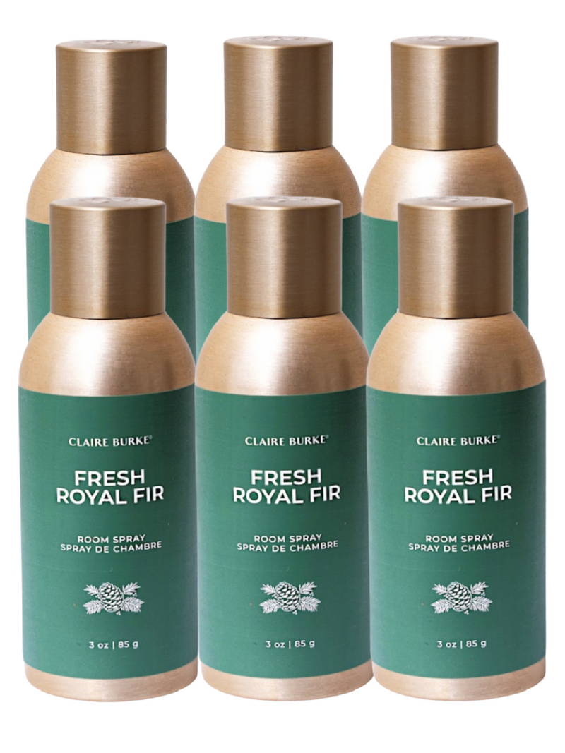 Claire Burke Fresh Royal Fir Home Fragrance Spray 6-Pack
