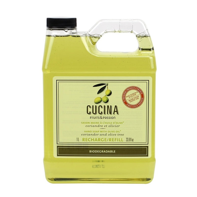 Cucina Olive and Coriander Hand Soap Refill 1 Liter