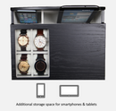 Decorebay Sawyer Valet Station, Watch Case and Jewelry Box Organizer