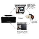 Decorebay Sawyer Valet Station, Watch Case and Jewelry Box Organizer