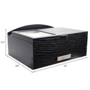 Decorebay Sawyer Valet Station, Watch Case and Jewelry Box Organizer