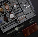 Decorebay SuperStar Luxury Watch & Sunglasses Display Case & Jewelry Organizer