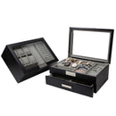 Decorebay SuperStar Luxury Watch & Sunglasses Display Case & Jewelry Organizer