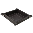 Decorebay Easy Pocket Dump Foldable Leather Valet Tray (Brown)