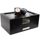 Decorebay Busy Man Luxury Watch Display Case & Jewelry Organizer for Men