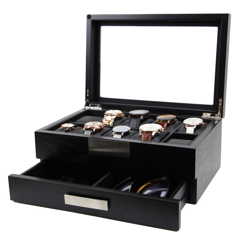 Decorebay Busy Man Luxury Watch Display Case & Jewelry Organizer