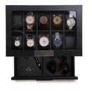 Decorebay Busy Man Luxury Watch Display Case & Jewelry Organizer for Men
