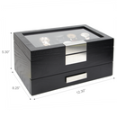 Decorebay Busy Man Luxury Watch Display Case & Jewelry Organizer for Men