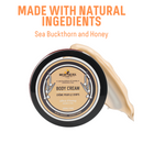 Bee By The Sea Buckthorn and Honey, Citrus Body Cream - 7.5 oz