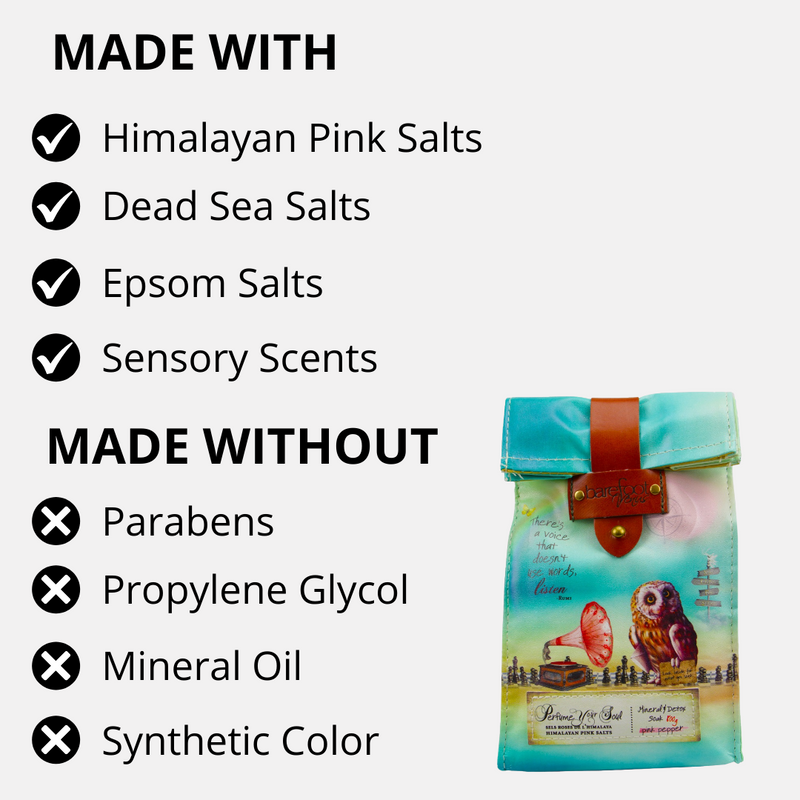 Barefoot Venus Pink Pepepr Mineral & Detox Soak Refill 28.2 Ounces