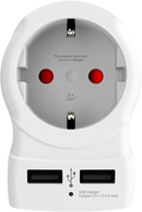 Skross Europe to USA Dual USB Travel Adapter - 1.500281
