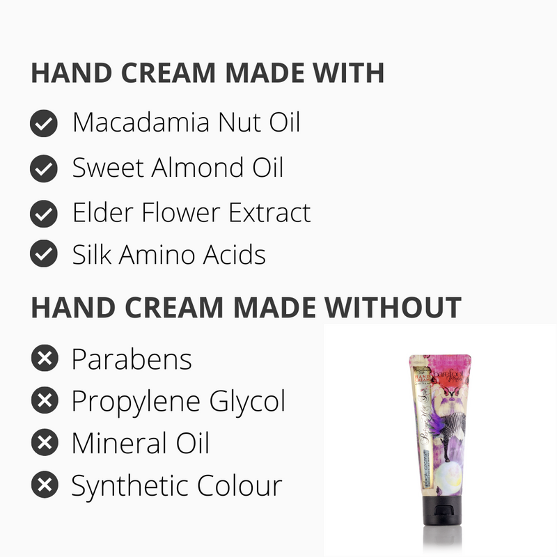 Barefoot Venus Black Coconut Macadamia Hand Cream Made with and without