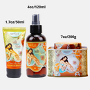 Barefoot Venus Wild Ginger & Sweet Orange Bath Soak, Hand Cream & Argan Oil Set