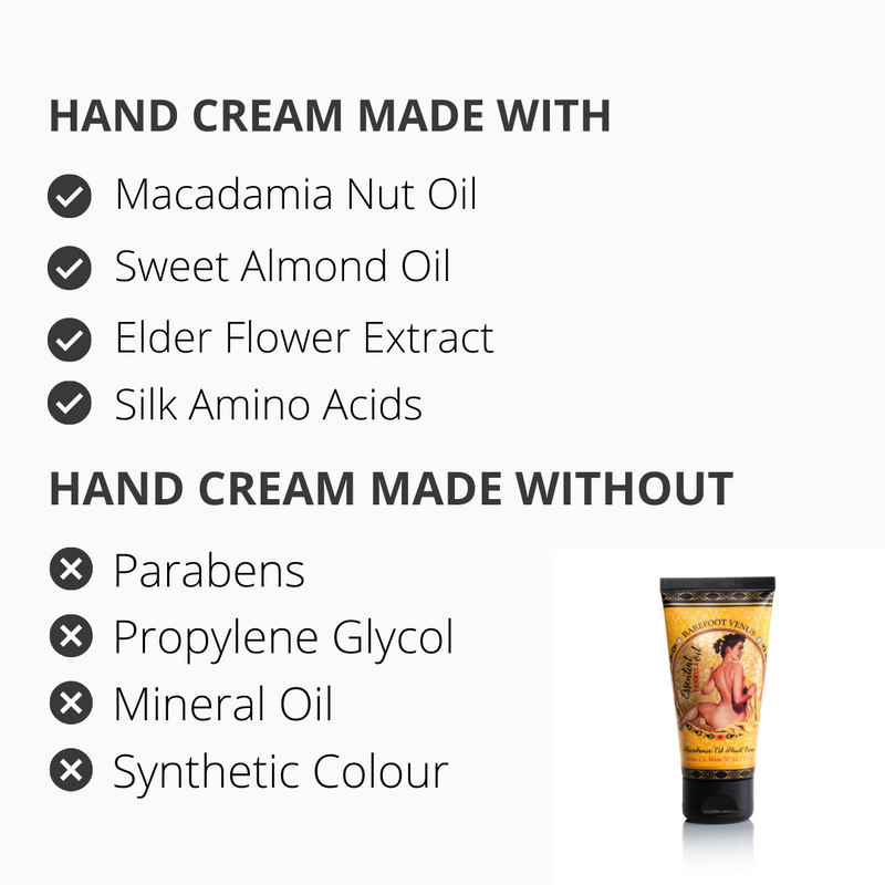 Barefoot Venus Mustard Hand cream elements 