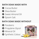 Barefoot Venus Vanilla Effect  Bath Soak elements 