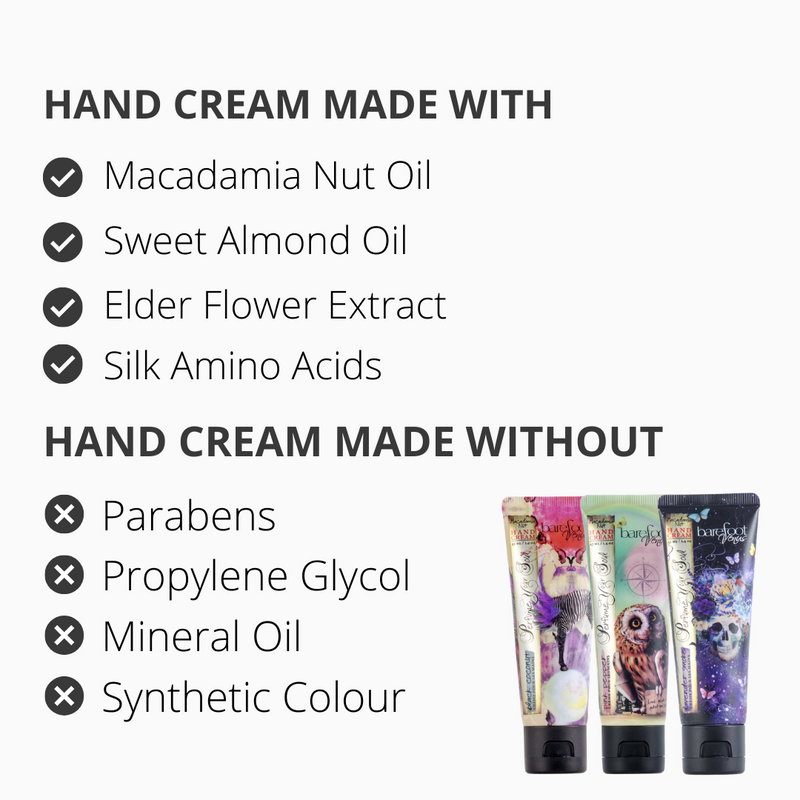 Barefoot Venus Moisturizing Macadamia Nut Hand Cream- Ingredients