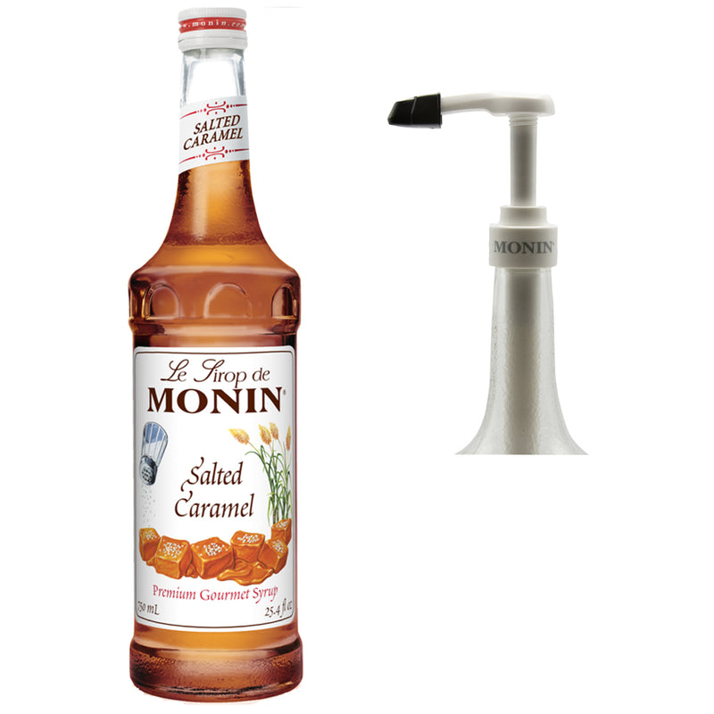 Monin Premium Salted Caramel Syrup with Pump