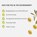 Fruits & Passion Cucina Coriander and Olive Tree Dish Detergent and Hand Soap 1 Liter Set