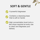 Fruits & Passion Cusina Orange Sanguinelli and Fennel Dish Detergent and Hand Soap features