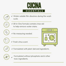 Fruits & Passion Cucina Essentials Automatic Dishwasher Detergent Pods (55 Tablets)