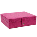 Decorebay Leather 7 Day AM/PM Pill Box and Organizer (Pink)