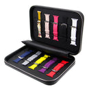 Decorebay Raven Carbon Fiber Smart Watch Strap Organizer and Storage Box Compatible with Smart Watch Bands