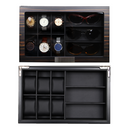 Decorebay Luxury Watch and Jeweler Display Case and Jewelry Organizer (Emerald)